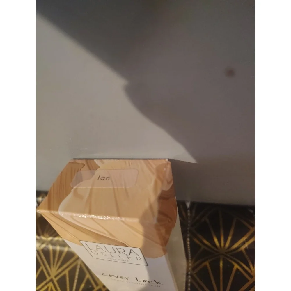 Laura Geller Cover Lock Cream Foundation Tan Full Coverage 1oz 30ml New